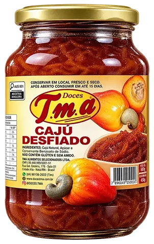 Doces TMA — doce de caju em calda